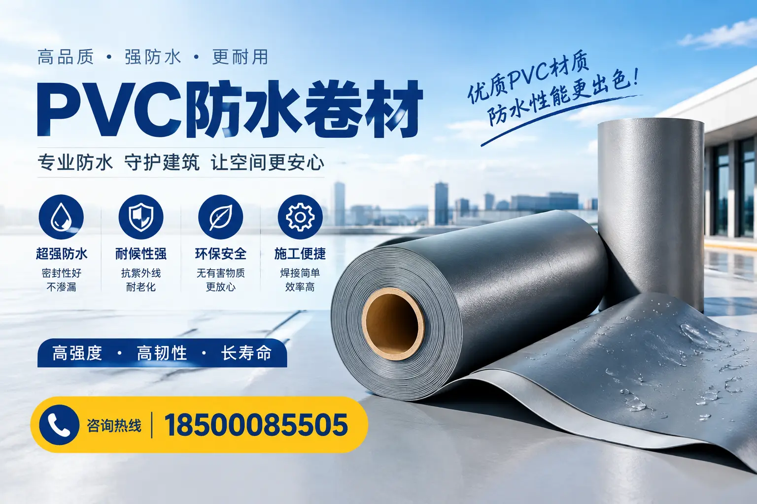 如何判断PVC防水卷材的质量优劣？聊城选购技巧